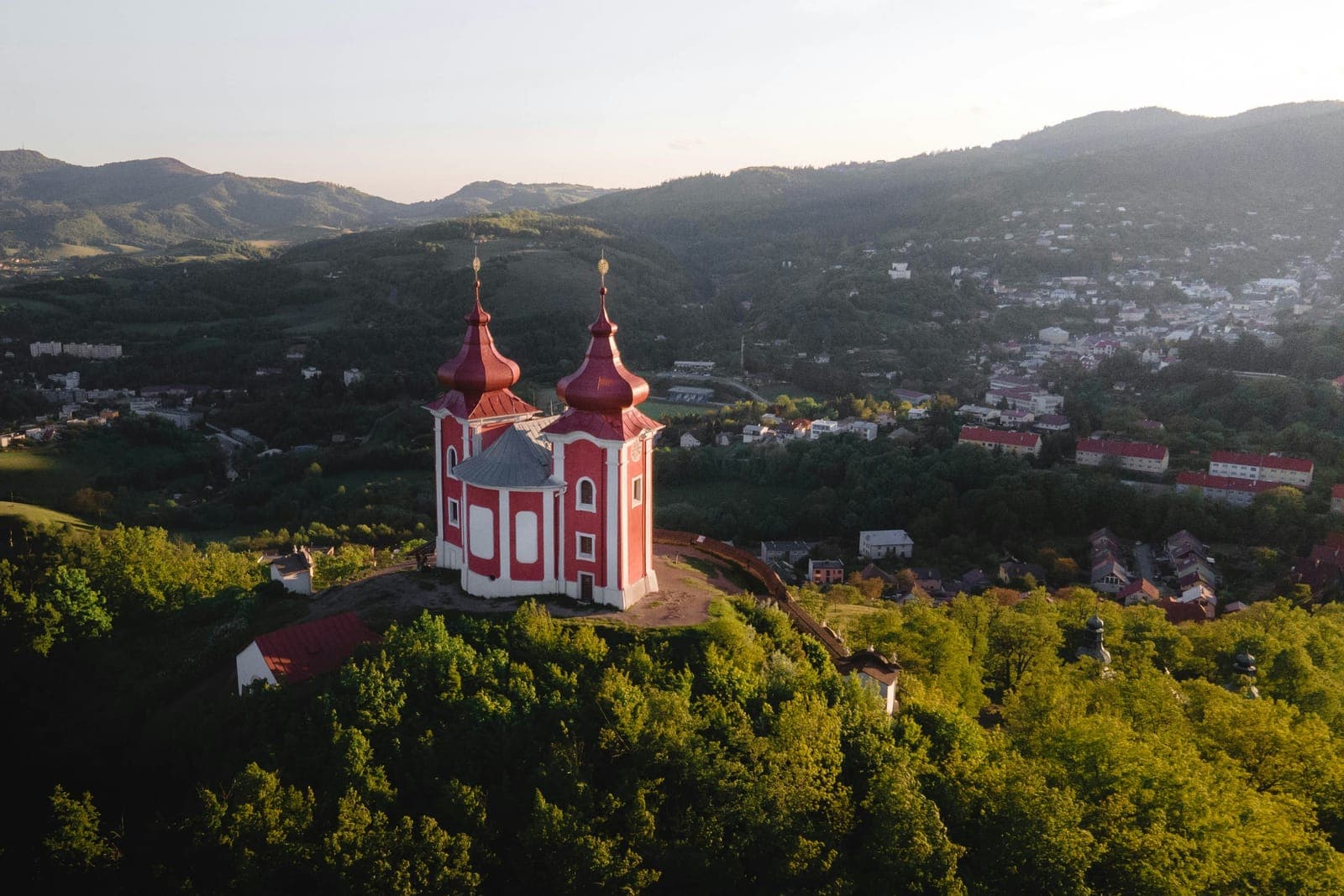 The historic mining town of Banská Štiavnica